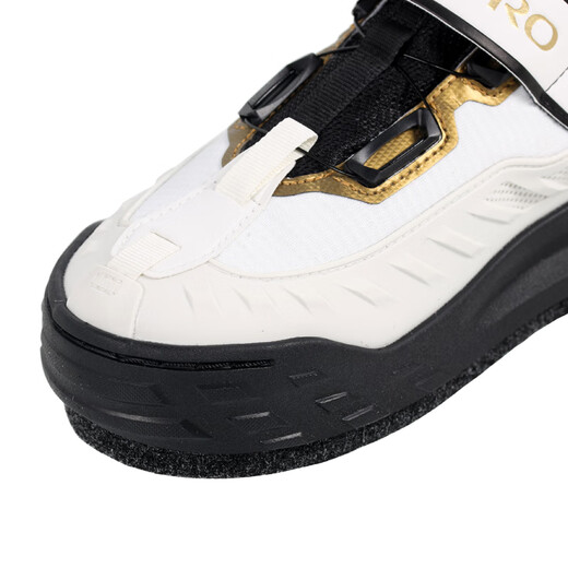 SHIMANO 25 new style FS-140X rock fishing shoes, boat fishing shoes, felt-soled spike shoes, replaceable soles, made in China, white - size 42 (inner length 26cm)