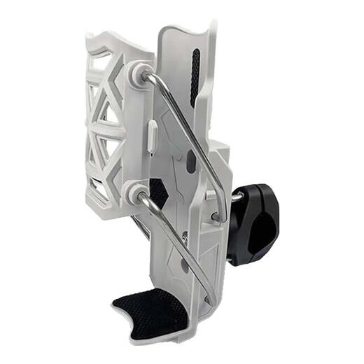 Lanlian motorcycle water cup holder bumper kettle cup holder electric vehicle bicycle water cup holder scooter water bottle drink holder bumper modification accessories equipment thermal cup holder automatic adjustment water cup holder free tool - Yunji Gray