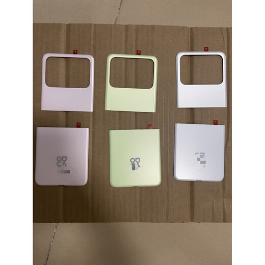 Huawei (HUAWEI) new folding mobile phone original back cover, original disassembled original back shell upper and lower shell battery cover novaFlip. Original (upper cover) Sakura Powder without small screen Huawei novaFlip