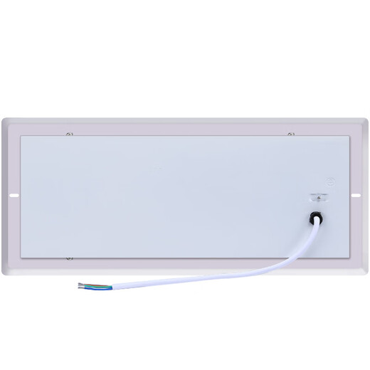 Embedded evacuation indicator light Fire emergency light LED wall embedded plug-in safety exit sign concealed 395 left - including bottom box