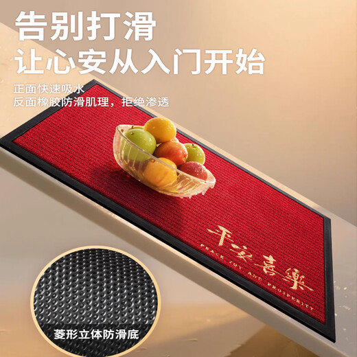 Southern Life high-end entry floor mats, light luxury foot mats, entry door mats, thickened door mats, non-slip mats, red carpets can be customized