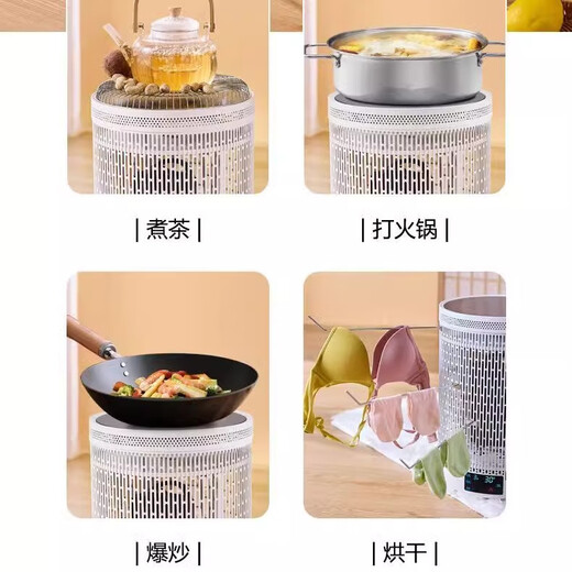 Xiaomi Buyi five-sided multi-functional birdcage grill household indoor electric heater electric oven artifact 360 graphene heater + upgraded rolled steel discount 4 limited time special offer