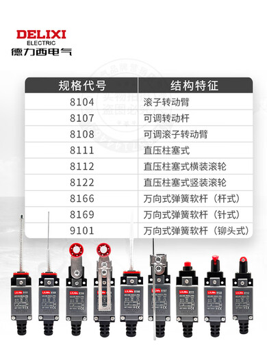 Delixi LXJMs travel switch limit switch 9101 spring