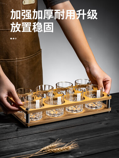 Fat Donglai's same model of German imported quality mini exquisite two-liang white wine glasses home set high-end two cups transparent 6-piece mini rain flower cup