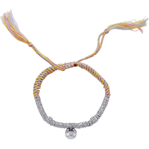 Laofu gold platinum bracelet pt950 platinum small fat Fu coiled rope bracelet birthday Valentine's Day gift for girlfriend and wife, about 13.73g