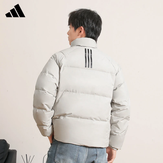 Adidas men's winter commuting warm outdoor sports and leisure 70% duck down jacket L size