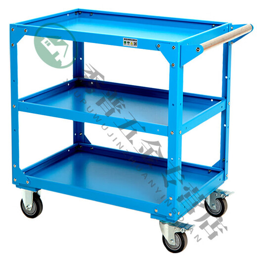 Yingtang heavy-duty multi-functional material truck turnover thickened workshop multi-layer steel tool garage room double-layer fitter trolley thickened heavy-duty 900500800 double-layer blue