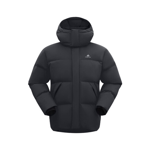 拓路者冰川加厚面包服男士冬季保暖可拆卸羽绒外套短款连帽防风上衣