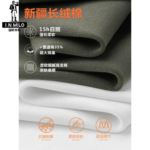 International Miller high-end pure cotton spring and autumn wide-legged men's casual pants straight-leg loose middle-aged sports pants men's autumn pants men's black skin-friendly | vertical | crisp Spot and fast M Recommended weight (110-130Jin Jin equals 0.5 kg) Spot and fast