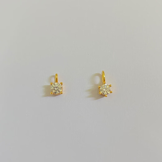 18K Gold Pendant Classic Six Claws Four Claws Color Gold Gold Pendant Clavicle Chain Pendant Accessories 18K Gold Six Claws