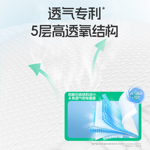 Shubiqi Ying's Diapers Breathable Thin Sensitive Muscle Pull-Up Pants Baby Dry Ultra-Thin Breathable Diaper Box 2 Gifts Pull-up Pants XXL 56 pieces 15kg