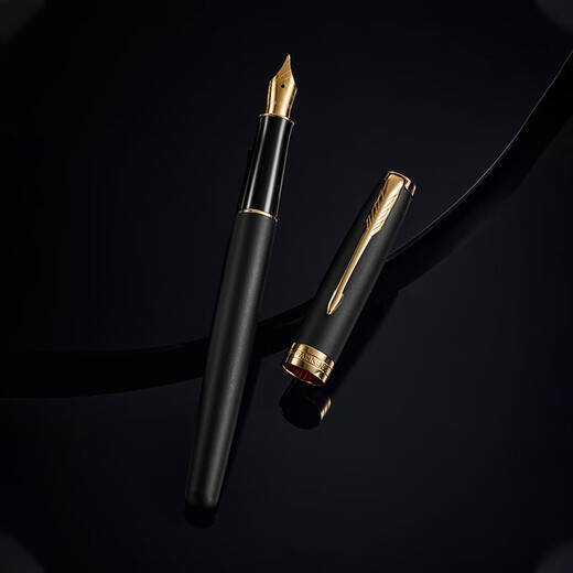 派克（PARKER）【热门商品】生日礼物钢笔墨水笔高端礼盒卓尔男士签字商务送礼轻奢礼品礼赠朋友高档成人上岸礼物 卓尔磨砂黑金夹墨水笔+马到功成礼盒