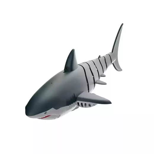 ZKHE remote control shark black technology waterproof camera rechargeable simulation submarine remote control boat children's toy gift bionic camera model Great White Shark - 8k camera version water spray + bionic swimming + double layer waterproof + color box module lithium battery * 1 30-minute battery life + free remote control battery + warranty