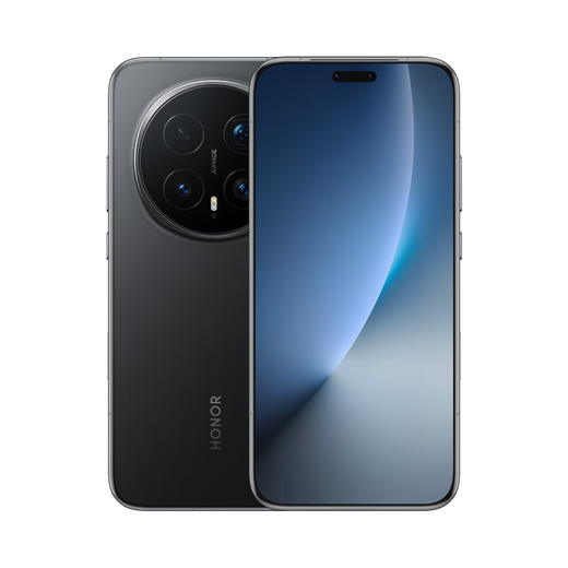 Honor Magic8 Pro new 5G mobile phone YOYO smart phone 200 million super night telephoto fifth generation Snapdragon 8 Extreme Edition Nicholas Tse's same AI phone velvet black 12GB+256GB official standard configuration
