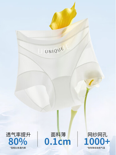 Herbal Primary Color 2025 New Thin High Waist Belly Control Panties Women's Seamless Breathable Shaping Comfortable Boxer Briefs Women's Black + White + Gray M (80-100Jin Jin is equal to 0.5kg)