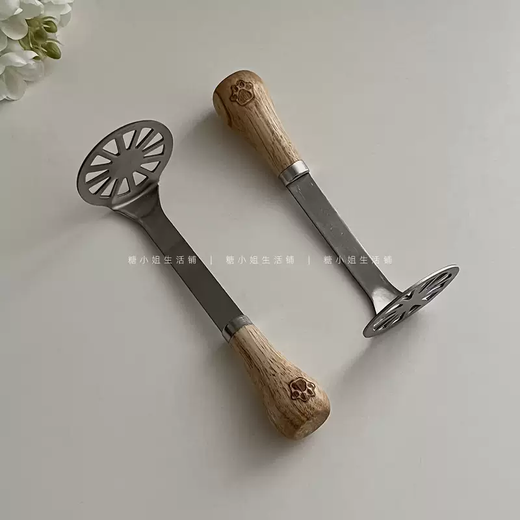 Ms. Yusen Yitang Korean-style ins mud press household cute bear paw stainless steel egg side food mashing artifact bear paw mud press 1ml bear paw mud press