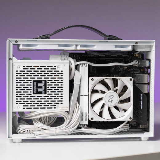 Shinlin S300 chassis portable ITX portable TYPECmini desktop computer main box super mini desktop S300PRO white 5.0 graphics card extension cable