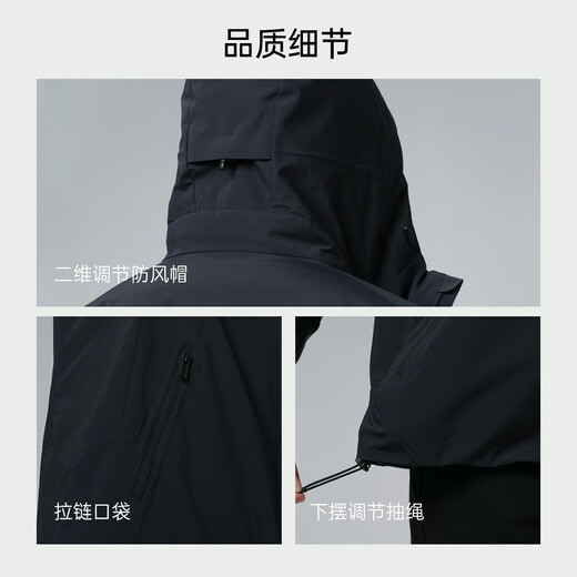 利郎三防羽绒服男连帽防风轻薄羽绒服冬季保暖外套男2025新款