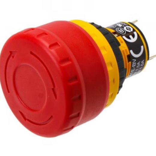 XA1E-BV Japanese idec Izumi BV3U02R RH emergency stop button switch XA1E-BV3U01R (not taxed) 2 pins