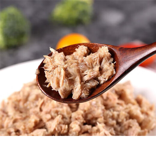 LISM R&F fresh cat cans imported from Thailand, canned white meat cat snacks, wet food for young cats, hydrating, fattening and gills, whole box, brain-boosting name, white body tuna gold cans*24 cans