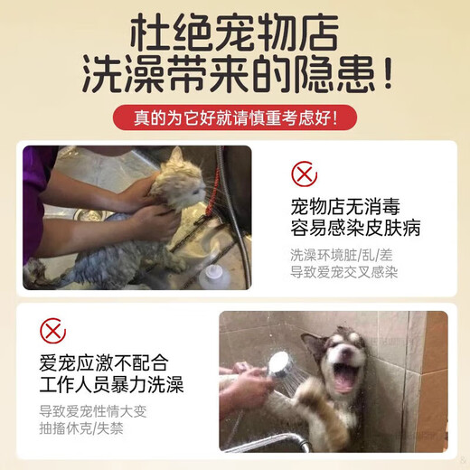 Zhizhou Pet Bathing Shower Head Bathing Artifact Pet Shower Head Supercharged Cat and Dog Household Washing Cat and Dog Pet-Special Shower