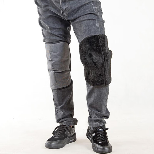 Bovonik knee pads, winter motorcycle electric bottle bike riding warm leg guards, men's and women's protective gear, windproof and cold protection equipment, short style