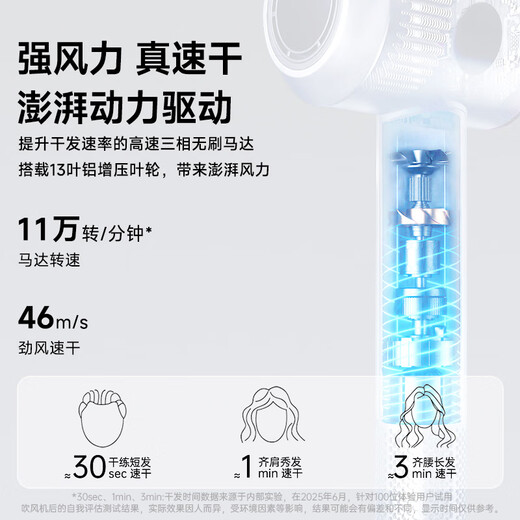 National 3C certification丨4.5 billion negative ions for hair care Leafless high-speed hair dryer household silent high-power non-harming hair dryer constant temperature hair dryer quick-drying Huaqiangbei Gray-Official top version丨4.5 billion hydrating negative ions constant temperature hair care 2025 new style丨Top version 1 1 version 1.8 meters long cable gift box