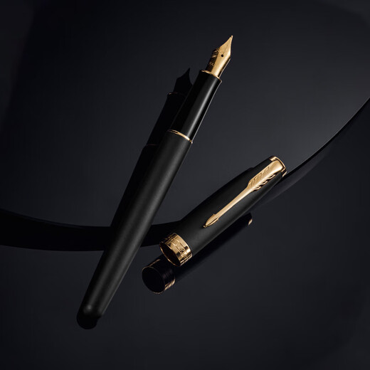 派克（PARKER）【热门商品】生日礼物钢笔墨水笔高端礼盒卓尔男士签字商务送礼轻奢礼品礼赠朋友高档成人上岸礼物 卓尔磨砂黑金夹墨水笔+马到功成礼盒