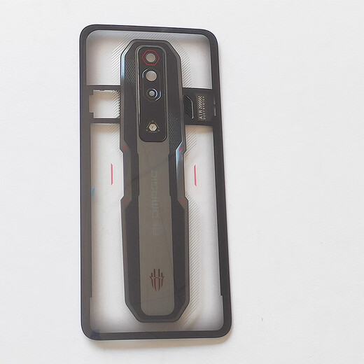 Nubia is suitable for Nubia Red Magic 7 7S NX679J original glass back cover, original mobile phone battery back cover screen case, Red Magic 7S Deuterium Front transparent version original glass back cover with framed lenses