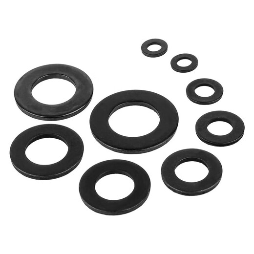 Jipindi Black 12-Level Flat Waschmaschine plus eingedickter Schraubwaschmetall Runde Meson Dünn 4,8-Level Black M12*0*5 4,8-Level Black M12244 (1Jin [Jin entspricht 0,5 kg] etwa 50 Teile)