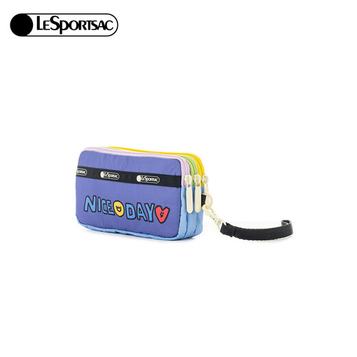 LeSportsac's new funny duck Xiaoxing series childlike contrasting color three-zip coin purse clutch bag Xiaoxing Apple