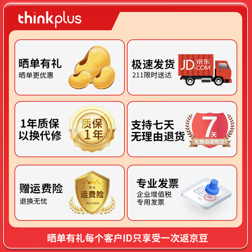 ThinkPlus联想 M.2 SATA/NVME双协议10Gbps Type-C/USB3.2移动固态硬盘盒 手机电脑直插两用 HS200系列