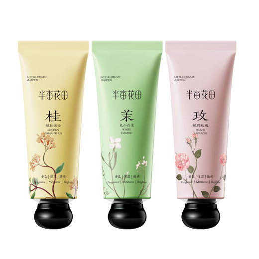 Half Acre Flower Field Reba's same style hand cream autumn and winter moisturizing, moisturizing, skin care, hydrating, anti-drying and rough hand cream 30g*3