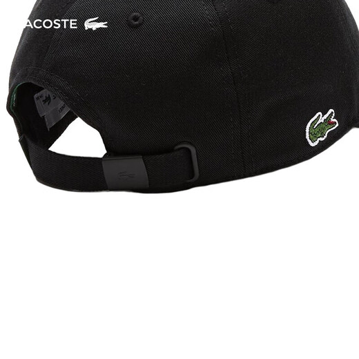 Crocodile (LACOSTE) accessories solid color unisex baseball cap peaked cap hat RK0440 031/black TU