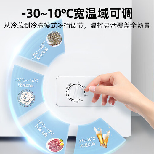 Star display cabinet refrigerated fresh-keeping cabinet frozen display cabinet ice cream cabinet horizontal freezer commercial small beverage refrigerator barbecue a la carte deep bottom island cabinet SD/SC-200BE