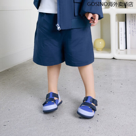 UGG 1-6 years old children's shoes color-blocked soft-soled shoes beach sandals 1152824T night sky blue navy blue 28.5