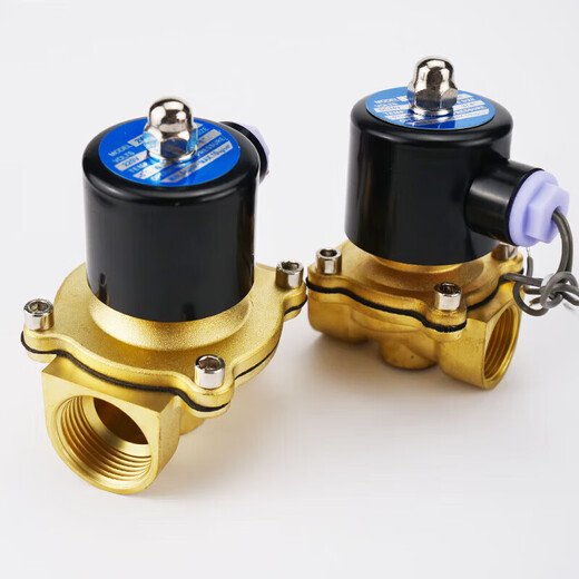 Masifo normally closed pneumatic solenoid valve copper core water valve 2W switch valve air valve 220V (4 minutes) 160-15