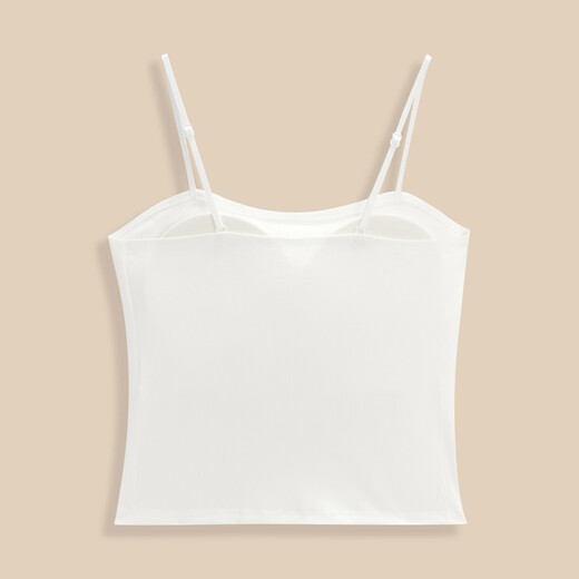 IEF/Aiyi clothing chest wrap 2025 early autumn new style simple solid color inner wear and outer wear with chest pad design camisole gray one size