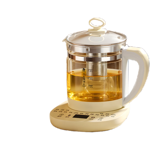 Health kettle, kettle, heat preservation and stew all-in-one fully automatic constant temperature tea kettle glass small office home 1.8L without filter 18 major functions low configuration not recommended genuine Shenhua product durable for ten years