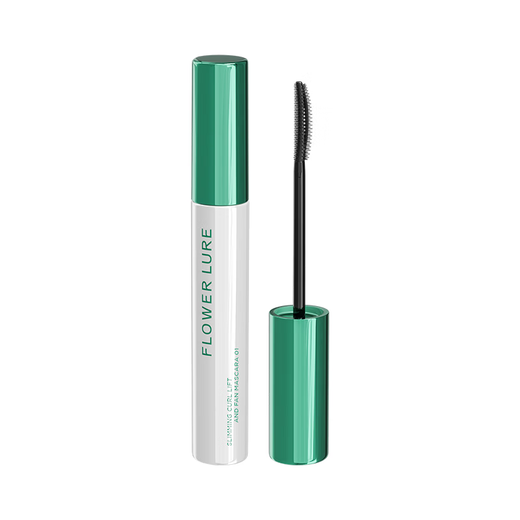 Flowerlure Flowerlure Eyelash Primer Waterproof Long Curl Non-smudged Natural 01 Black 7.5g + Eyelash Curler Holiday Gift