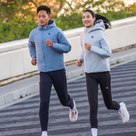 Qinggong (QINKUNG) new product Heat Monster Hooded Cotton Jacket Thick 2.0 Autumn and Winter Sports Running Warm Men's and Women's Jacket Men's Black L