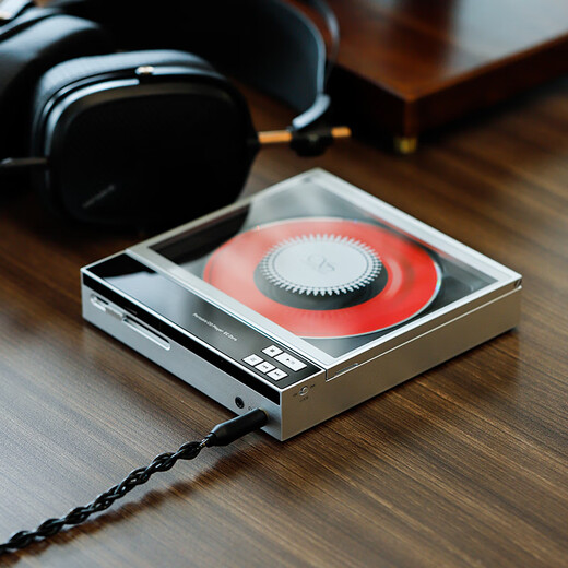 SHANLING EC Zero Portable CD Player Active Magnetic HiFi Walkman Bluetooth 5.3 CD Player Moonlight Silver Free MG20 Headphones with Order