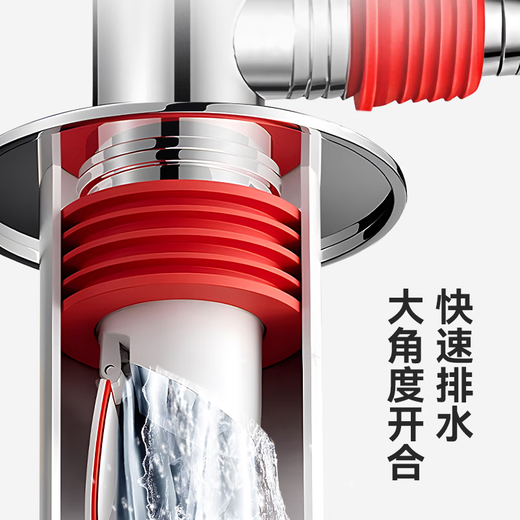 Dezhong washing machine sewer tee, sewer pipe three-in-one floor drain drain joint universal anti-return and anti-odor artifact P156