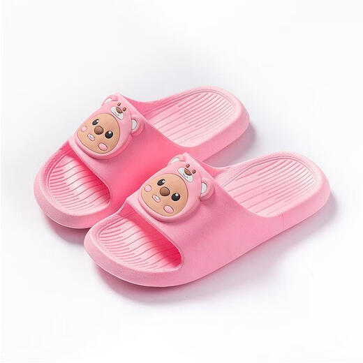 Centenarian Children's Slippers 2025 New Boy Summer Baby Home Bathroom Bath Non-Slip Anti-odor Soft Bottom Silent Slippers Blue Ari Bear 3688 26 Codes 25-26 Codes Inner Length 17.5cm