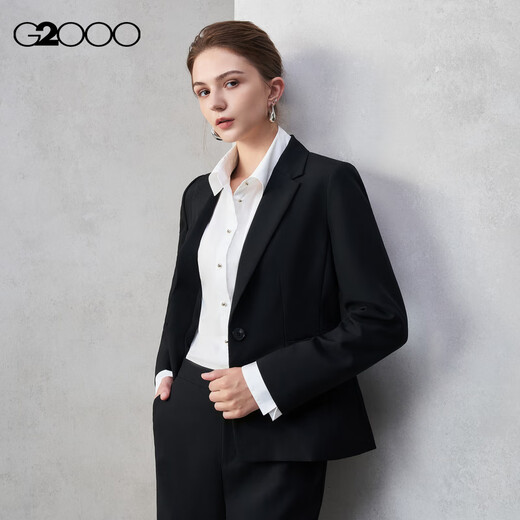 G2000 Comfortable and crisp/same style in shopping malls, women's 2025 autumn and winter business commuting slim design suit
