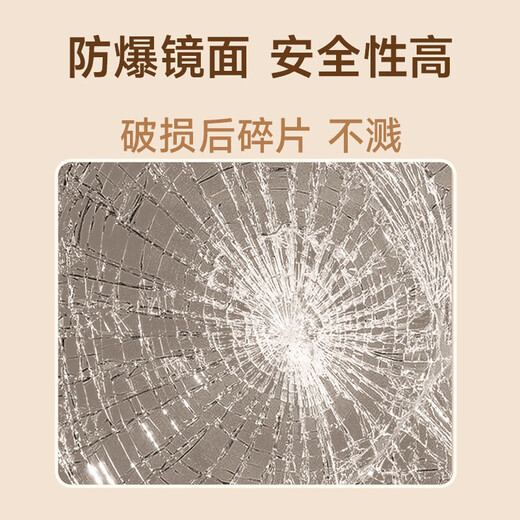 Bedroom mirror make-up mirror with light smart desktop dormitory led beauty mirror elegant light luxury wedding new house gift high-definition desktop vanity mirror girl festival practical gift rotating large size rechargeable