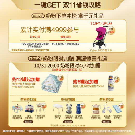 Nestlé BEBA Supreme 6HMO Infant Milk Powder 3 Stages 830g 1~3 years old Beba Super High-end Probiotics