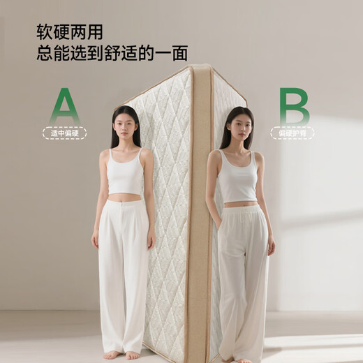 Hemp Master Jute Mattress Hard Mat Waist Protection Spine Protection Latex Home Bedroom Customizable M77 1.8*2 Meter Hard Sleeping Feel