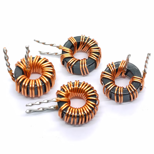 Hanshi Hengye Iron-silicon-aluminum inductor coil 33uH 0.8 wire 6A horizontal/100 pieces