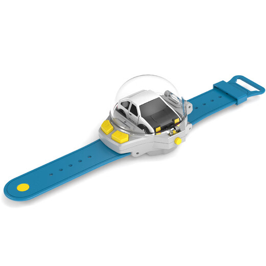 Shantou Lincun Watch Remote Control Mini Tesla Alloy Car AE86 Black Technology Charging Racing Car Toy for Boys and Children Tesla Watch Mini Remote Control Car + Charging Cable Color Box + Remote Control